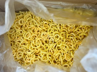 Сыр к пиву: Луковые кольца 