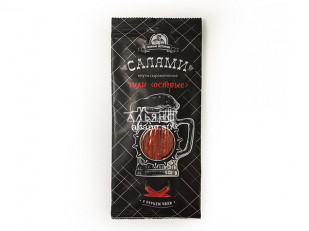 Мучные полоски ФИОЛЕТОВЫЕ со вкусом острых куриных крылышек 76 гр: Кнуты  Салями Чили 50 гр