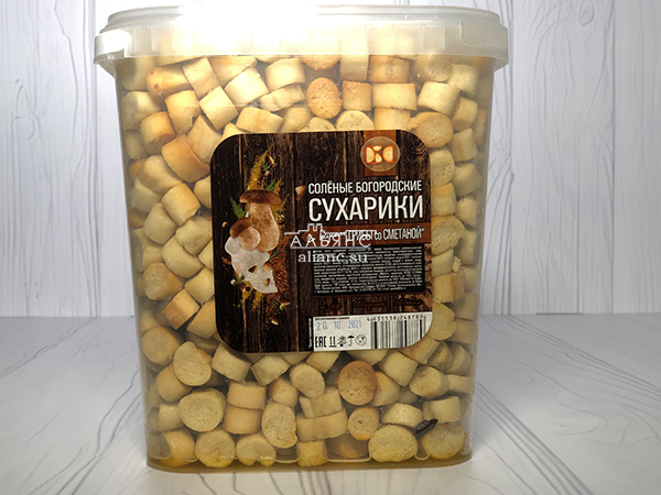 Сухарики с грибами и сметаной в Сарапуле