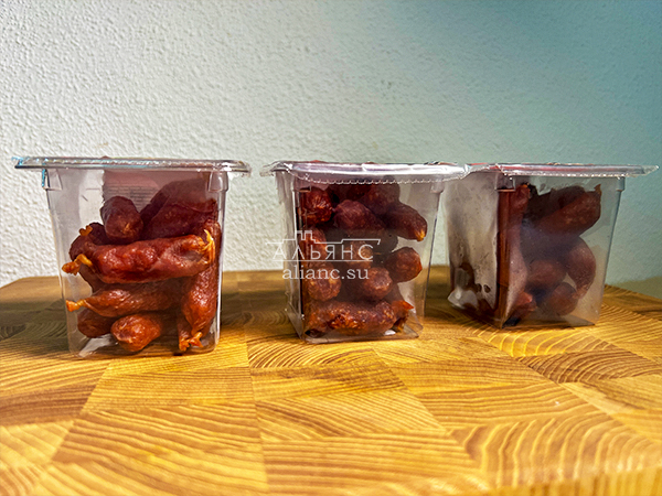 Колбаски МИНИ со вкусом аджики с/к (100 гр) в Сарапуле