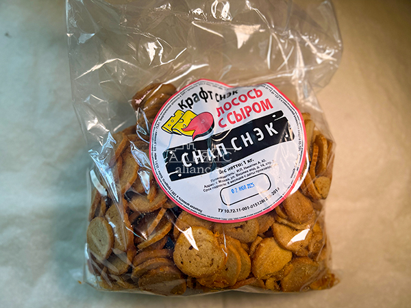 Снапсы ПШЕНИЧНЫЕ "Лосось с сыром" в Сарапуле