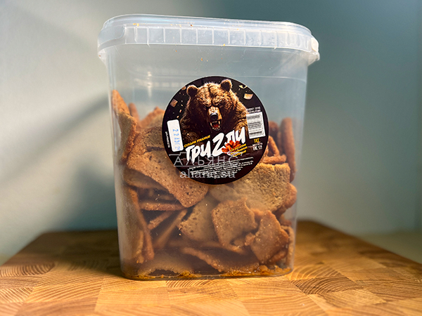 Ведро Ржаные гренки со вкусом Крылышки Барбекю (1 кг) в Сарапуле