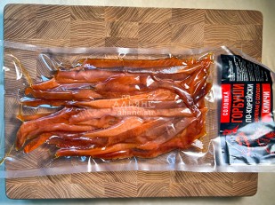 Сыр к пиву: Горбуша соломка по-корейски