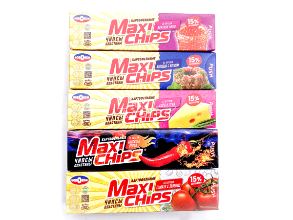 Чипсы "Maxi chips" ассорти 100 гр. в Сарапуле